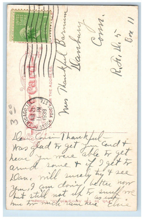 1939 A View of Indiana State Prison Michigan City Indiana IN Vintage Postcard