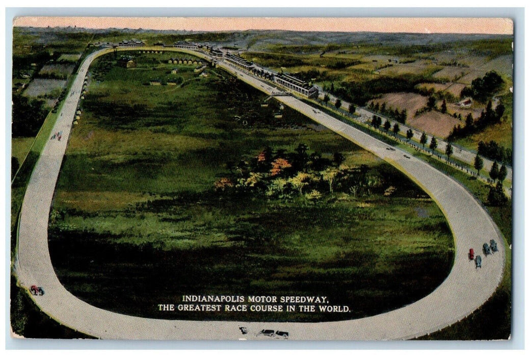 1911 Indianapolis IN, Motor Speedway Greatest Race Course In The World Postcard