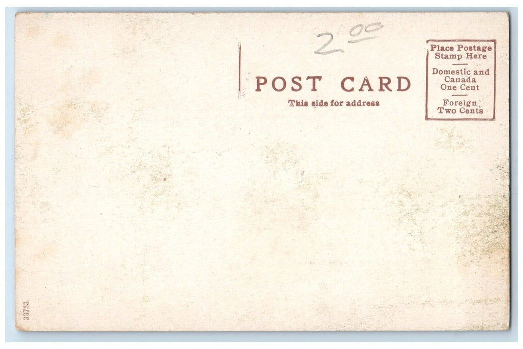 c1910 North Side School Grand Ledge Michigan MI Antique Unposted Postcard