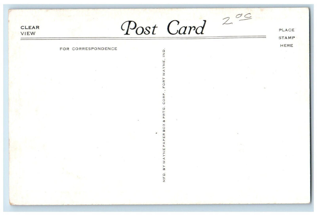 c1940 Tulip Time Garden Flower Holland Michigan MI Clear View Vintage Postcard