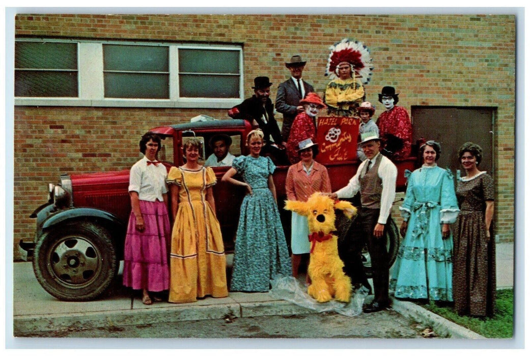 c1966 Hazel Park 2nd Annual Community Fair Clown Hazel Park Michigan MI Postcard