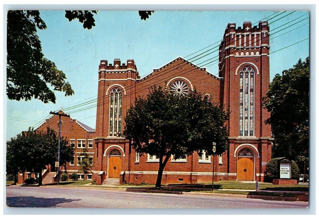 1963 Rivermont Avenue Baptist Church Lynthburg Virginia VA Invitation Postcard