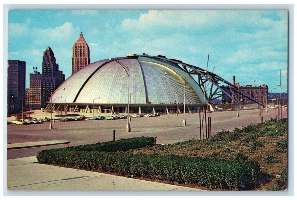 c1960 Pittsburghs New Civic Auditorium Exterior Pittsburgh Pennsylvania Postcard