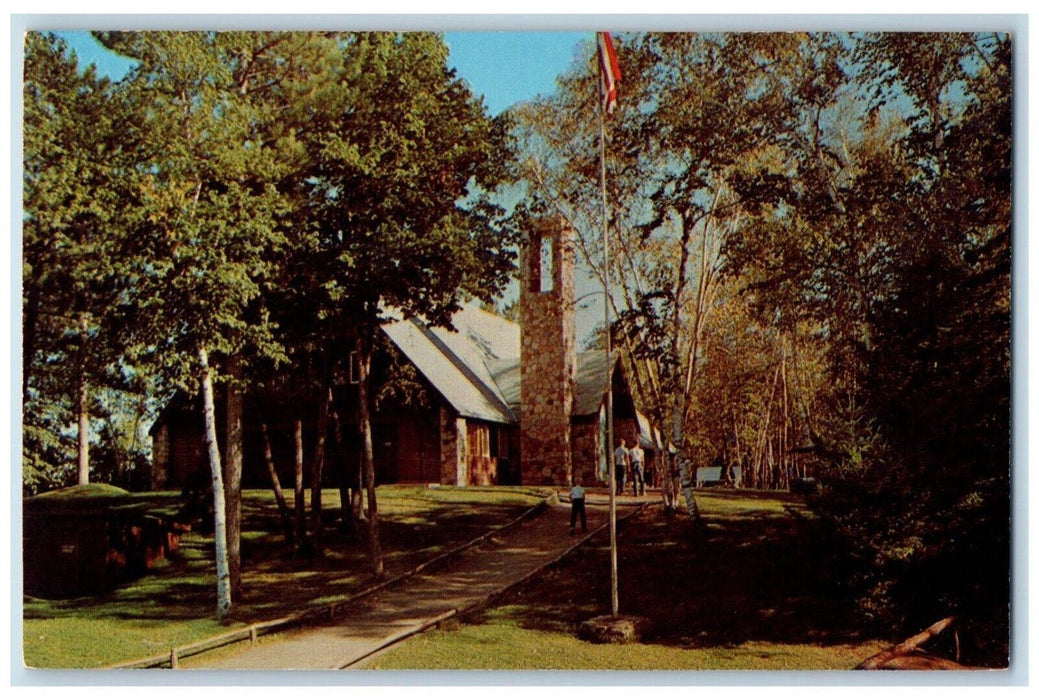 c1960 Big Trout Lake Bible Camp Baptist Conference Pine River Minnesota Postcard