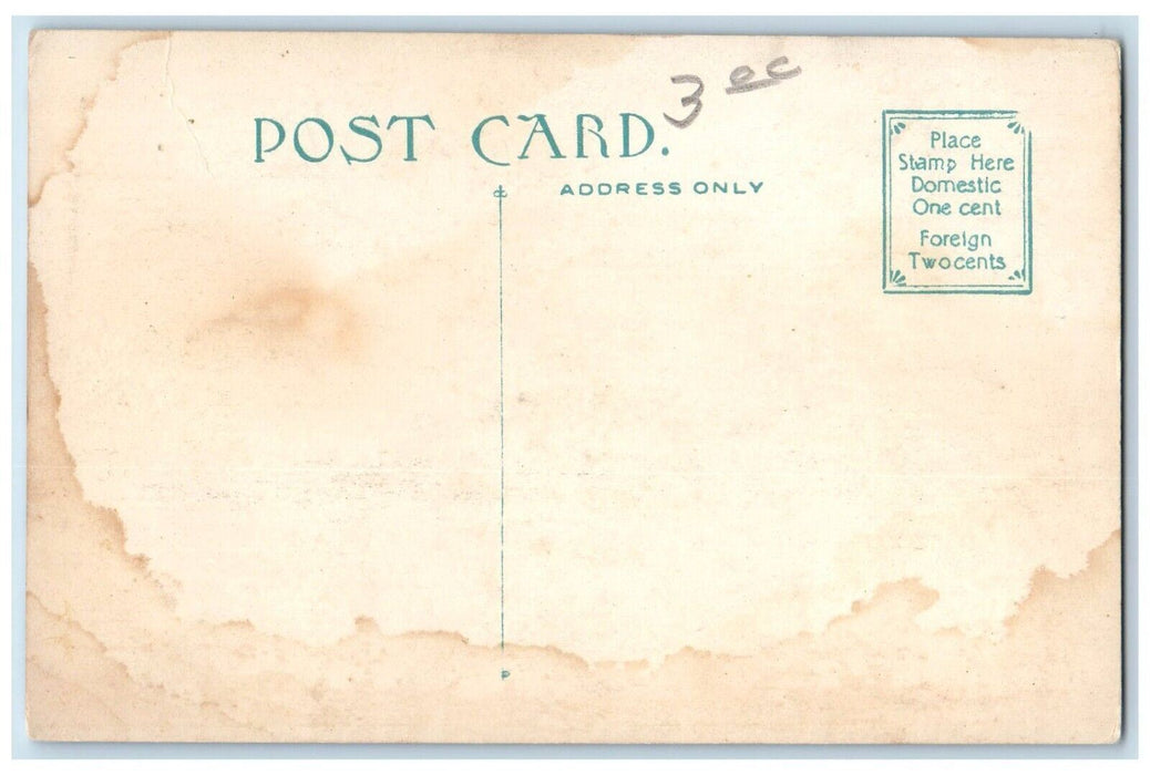 c1910 Main Street Looking West Hyannis Massachusetts MA Antique Vintage Postcard