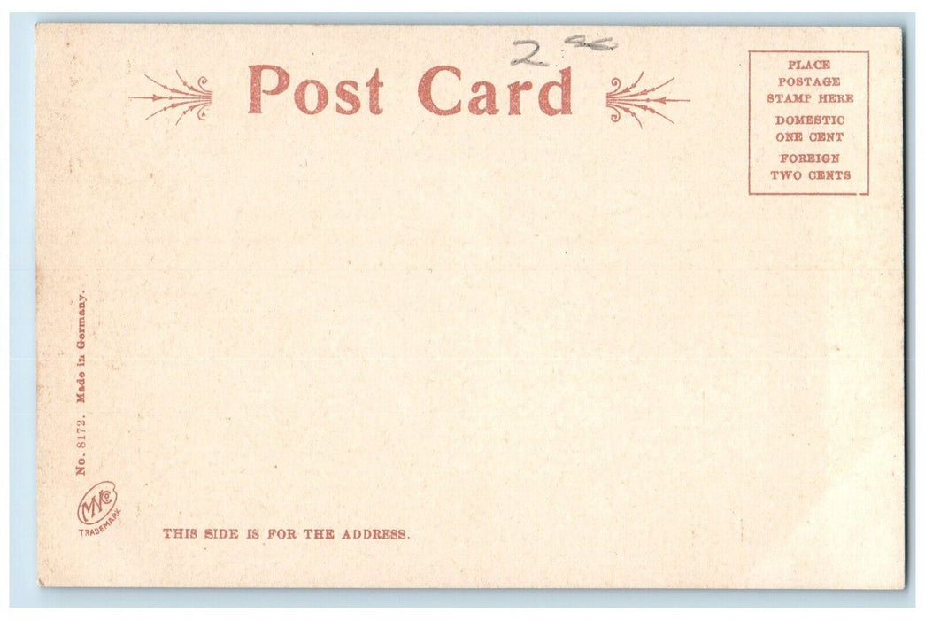 1905 Looking Wachusett Dam Towards Clinton NRR Station Massachusetts MA Postcard