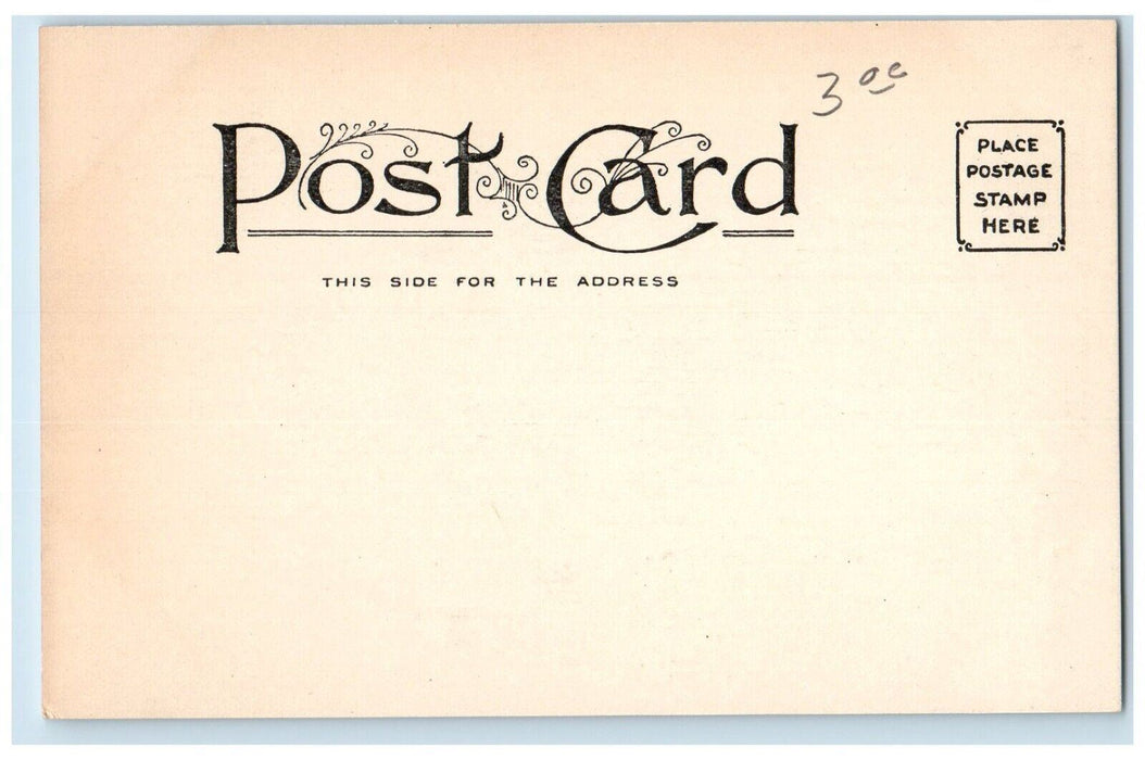 c1905 Exterior View Springfield Hospital Springfield Massachusetts MA Postcard