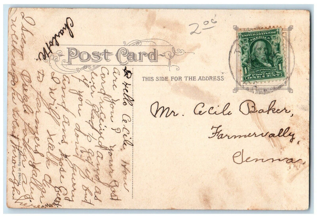 c1910 Hotel Beaconsfield Beacon Street Brookline Massachusetts Vintage Postcard