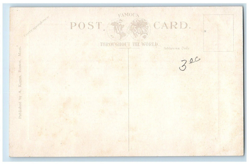 c1910 Exterior View St Stephens Church Building Lynn Massachusetts MA Postcard