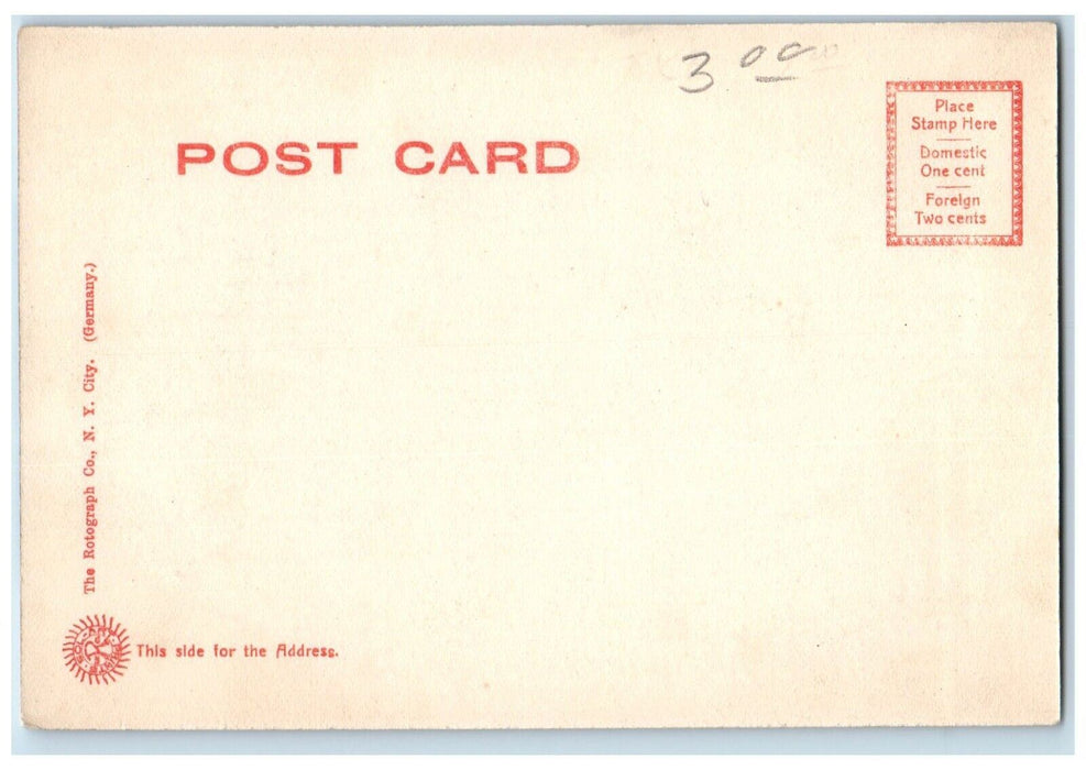 c1905 RR Railroad Station Street Salem Massachusetts MA Vintage Antique Postcard
