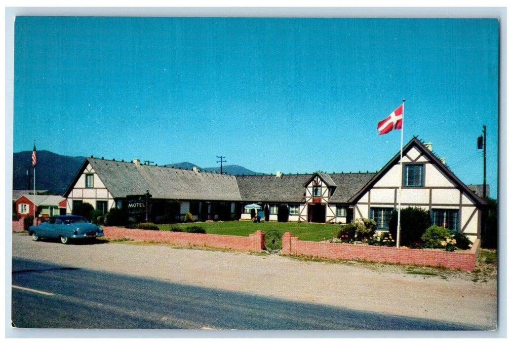 c1960 Heart Santa Ynez Valley Solvang Gaard Motel Solvang California CA Postcard