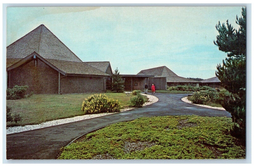 c1960 Oregon State University Marine Science Center Newport Oregon OR Postcard