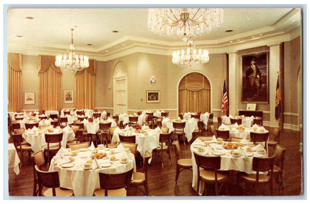 c1960 America's Famous Seafood Restaurant Walnut Street Philadelphia PA Postcard