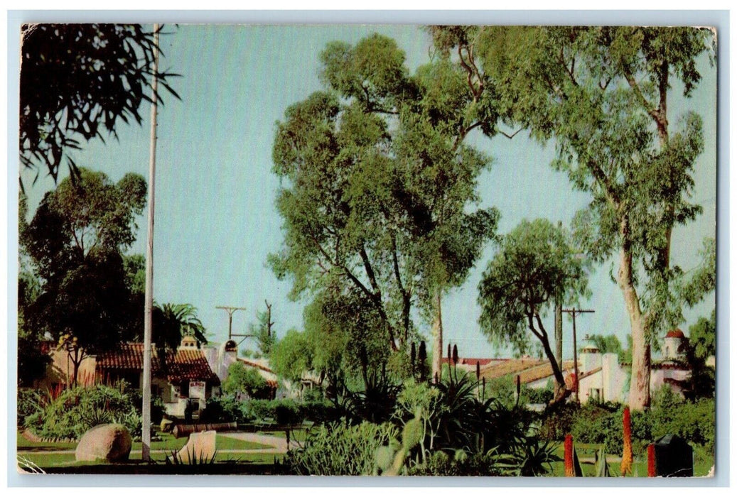 c1960 Union Oil Company's Old Town Shrines Museum San Diego California Postcard