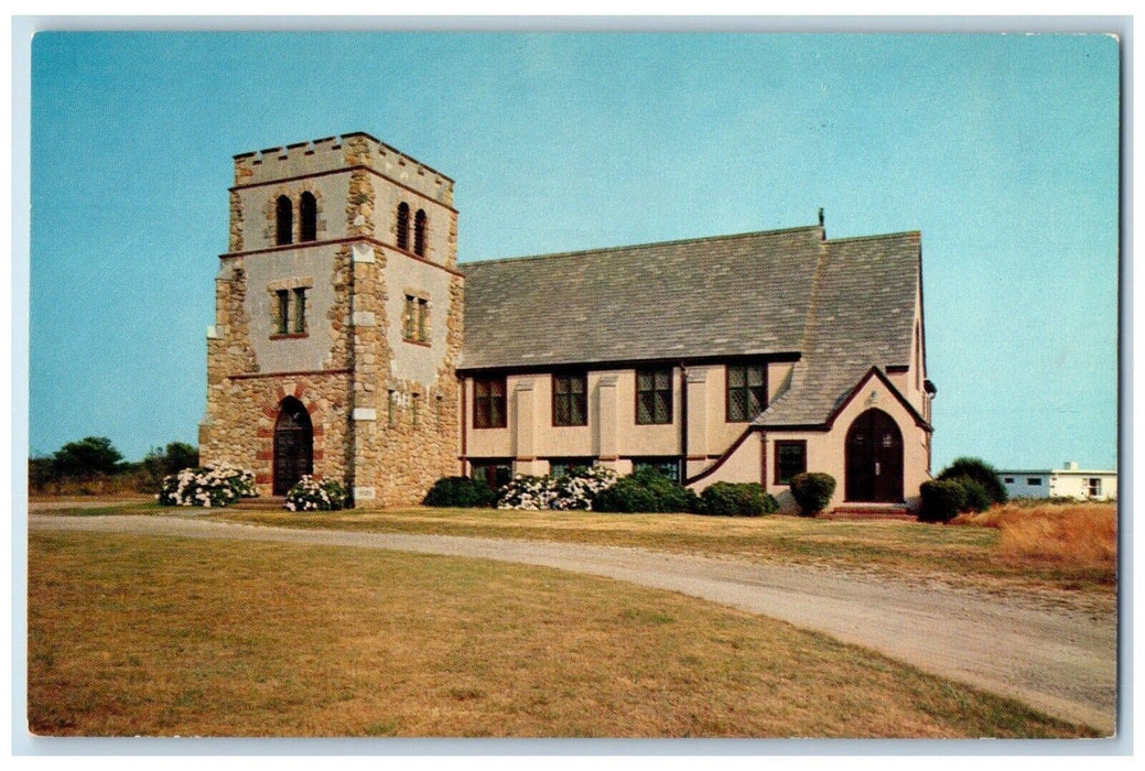 c1960 Montauk Community Church Montauk Exterior Long Island New York NY Postcard