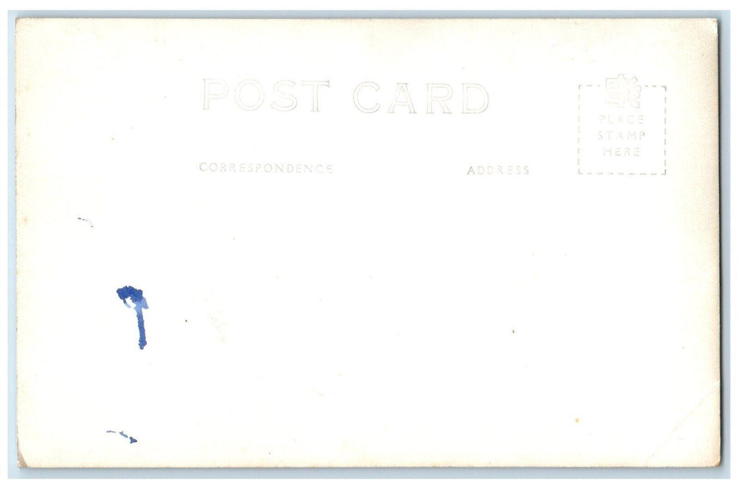 c1940's Main Street View JR Little South Bristol ME RPPC Photo Unposted Postcard