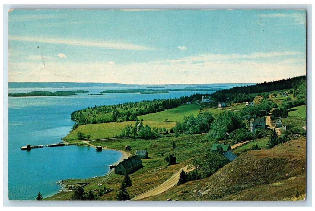 1965 Marble Mountain Cape Breton Nova Scotia Canada Vintage Postcard