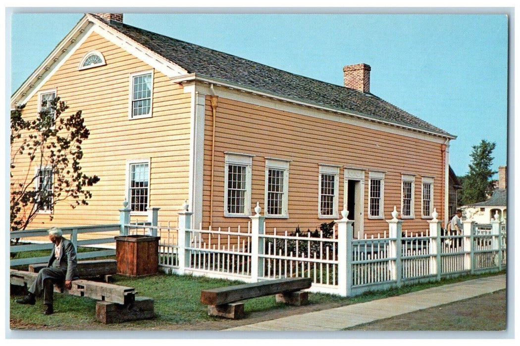 c1950's French Robertson House Upper Canada Village Cornwall Canada Postcard