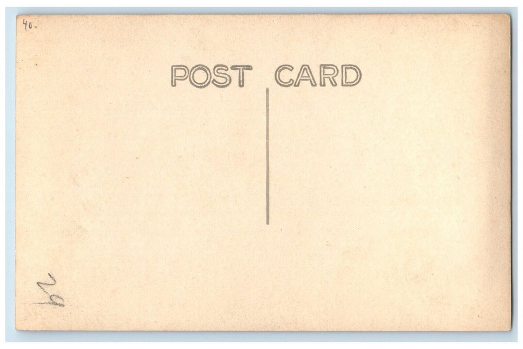 c1923 USS Pittsburgh Ship Painting The Side Unposted Antique RPPC Photo Postcard