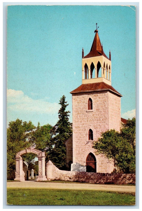1975 Old St. Andrews Church St. Andrews Manitoba Canada Vintage Postcard