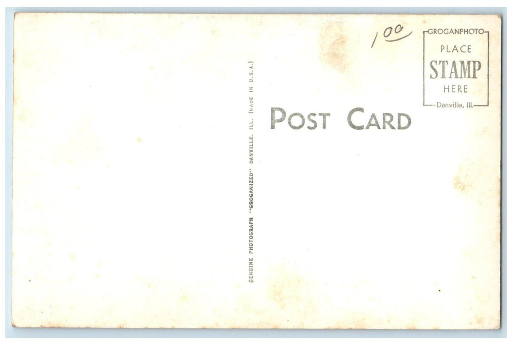 c1930's Chicago Public Library Cars Chicago Illinois IL RPPC Photo Postcard