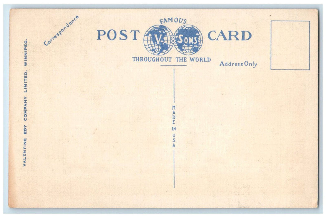 c1940's United College Winnipeg Manitoba Canada Vintage Unposted Postcard