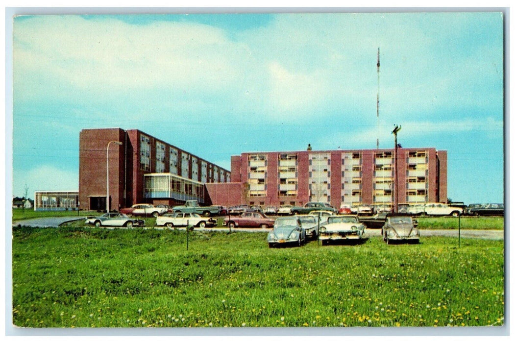 c1960 Austin Marsh Tupper Halls University Vermont Burlington Vermont Postcard