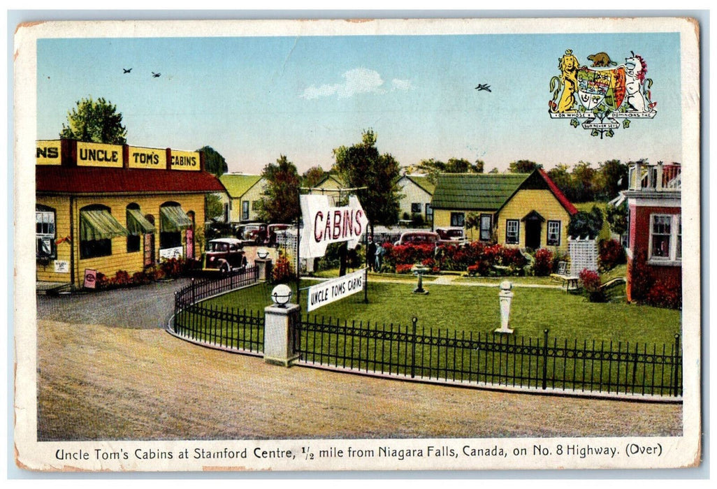 c1920's Uncle Tom's Cabins at Stamford Centre Niagara Falls Canada Postcard
