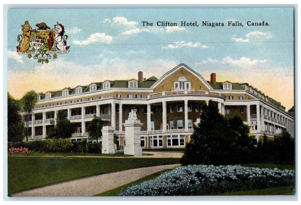 c1910 The Clifton Hotel Niagara Falls Ontario Canada Unposted Postcard