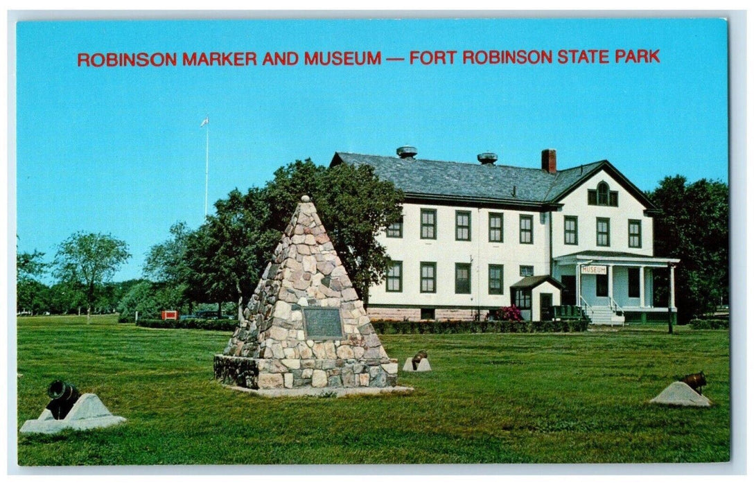 c1960 Robinson Market Museum Fort Robinson State Park Museum Nebraska Postcard