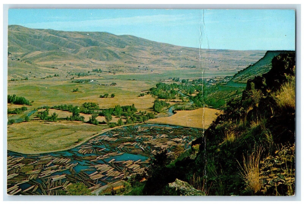 c1960 Tygh Valley Indian Tribe Wagon Trains Wasco County Fair Oregon OR Postcard