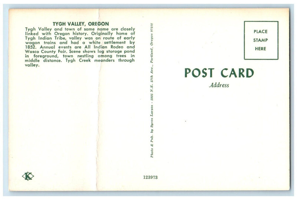 c1960 Tygh Valley Indian Tribe Wagon Trains Wasco County Fair Oregon OR Postcard