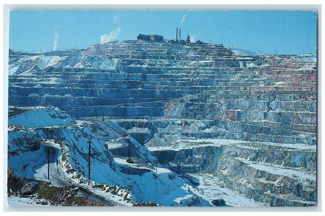 c1960 Berkeley Pitt Winter Steam Yellowstone Parks Geyser Butte Montana Postcard