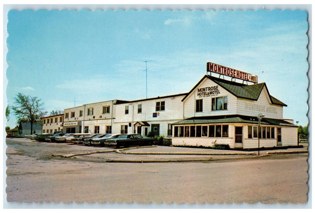 c1950's The Montrose Hotel and Motel Niagara Falls Ontario Canada Postcard