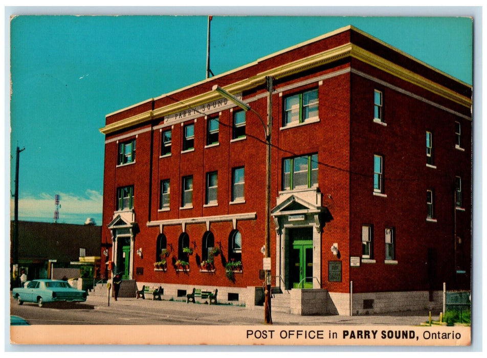 1976 Post Office Georgian Bay Tourist Region Parry Sound Canada Postcard