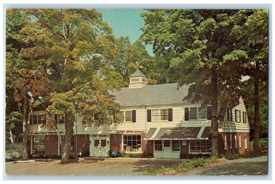 c1960 Pratt Building Stirling Road Plainfield House Watchung New Jersey Postcard