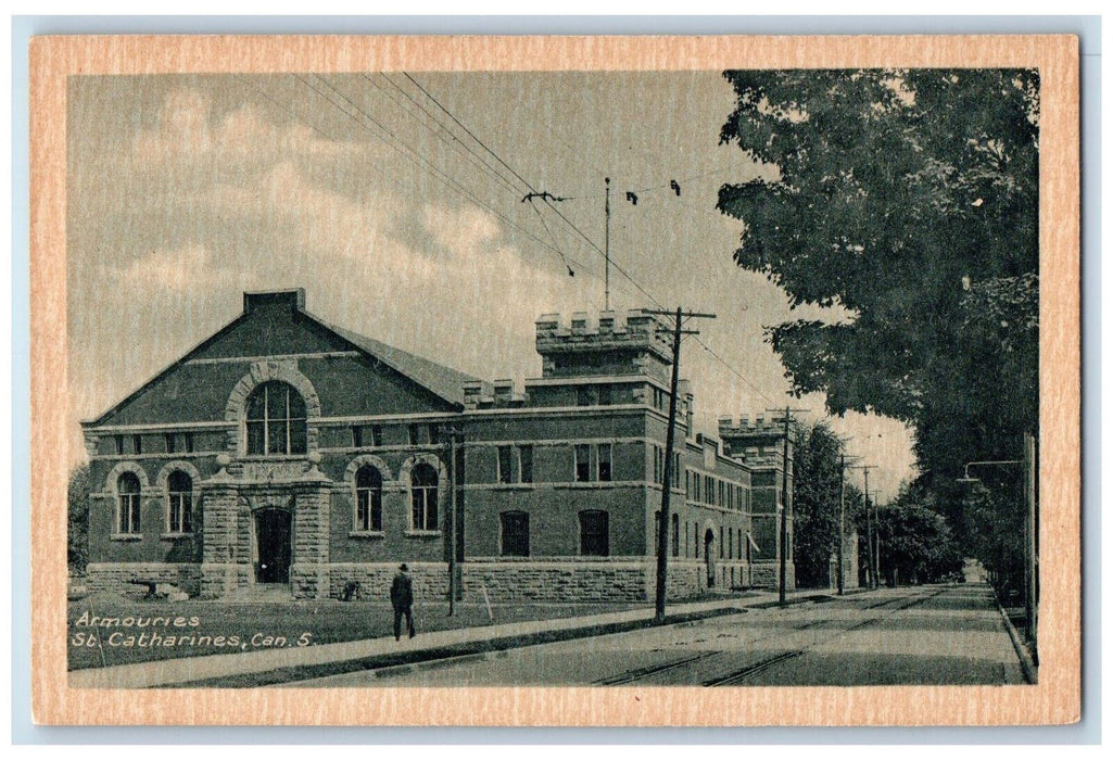 c1950's Armouries St. Catharines Ontario Canada Unposted Vintage Postcard