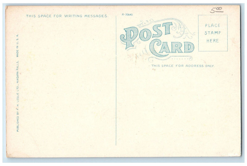 c1920's Lake Street and Armory St. Catharines Canada Unposted Antique Postcard