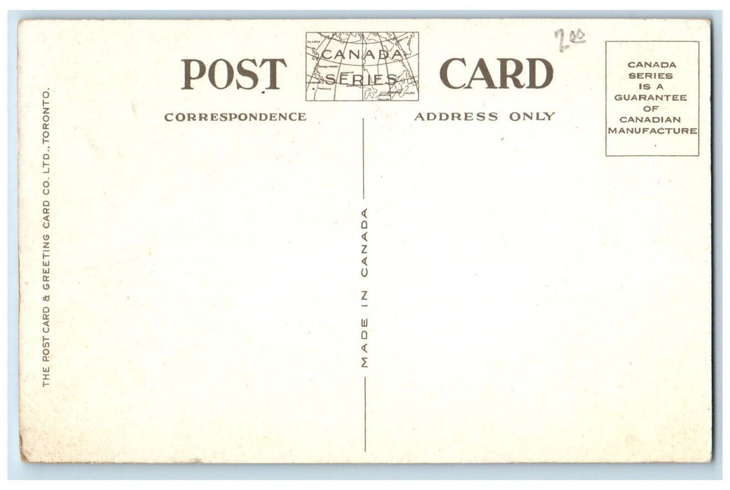 c1910 Public Library St. Catharines Ontario Canada Unposted Antique Postcard