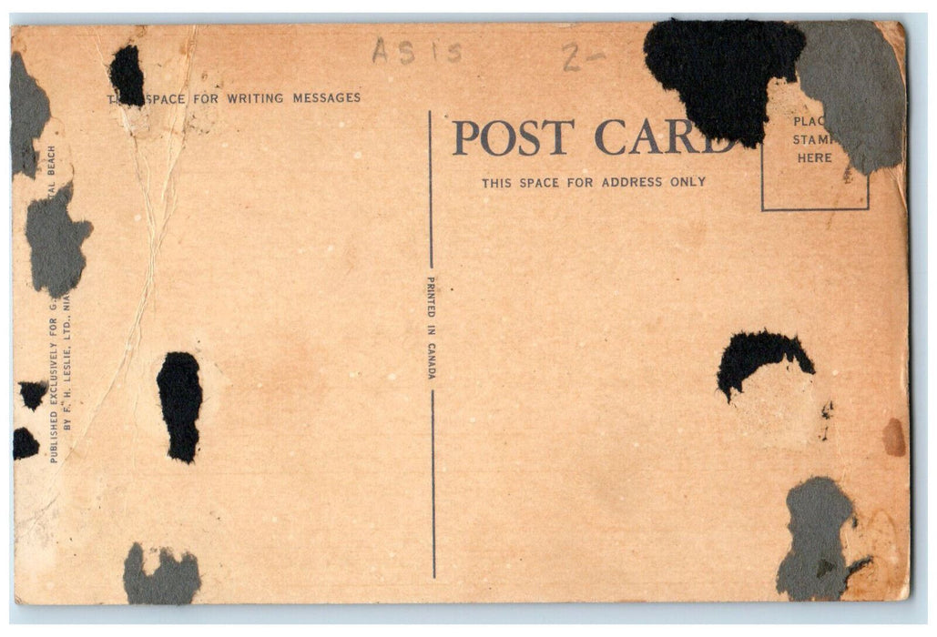 c1940's The Magic Carpet Crystal Beach Ontario Canada Vintage Unposted Postcard