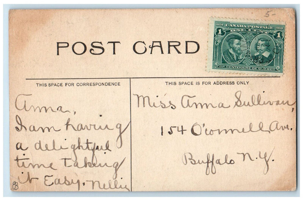c1910 Candy Store Photo Studio Crystal Beach Ontario Canada Antique Postcard