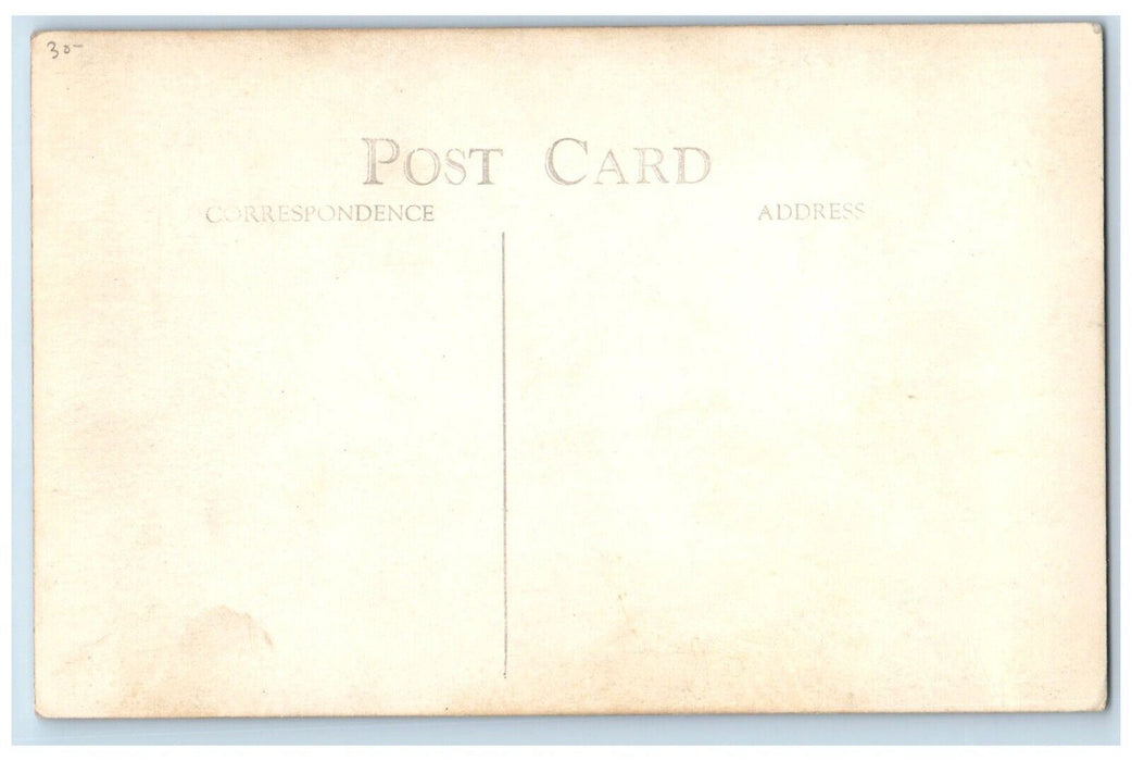 c1910's Crosby High School Building Campus Belfast Maine ME RPPC Photo Postcard