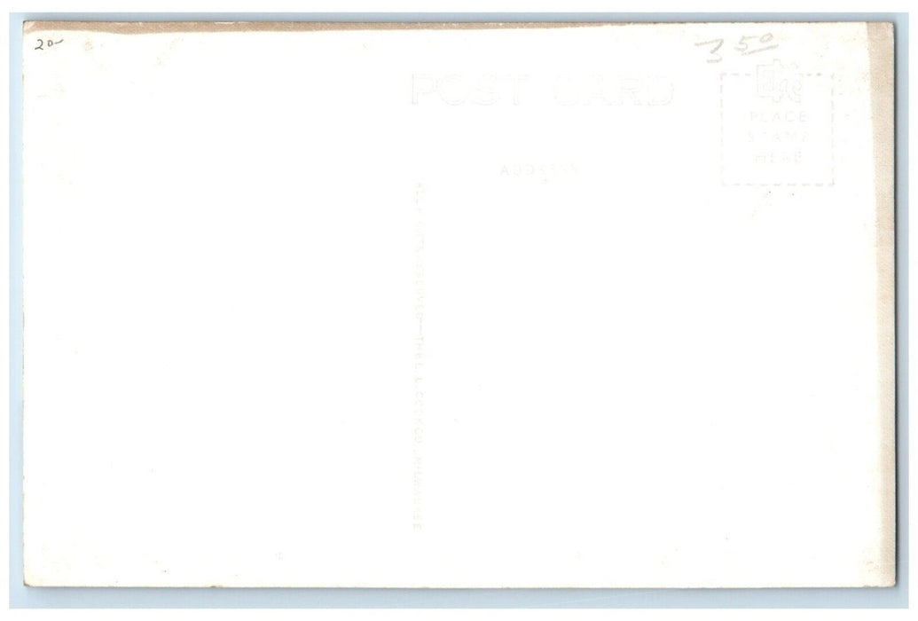 c1940's State Capitol Building Springfield Illinois IL RPPC Photo Postcard
