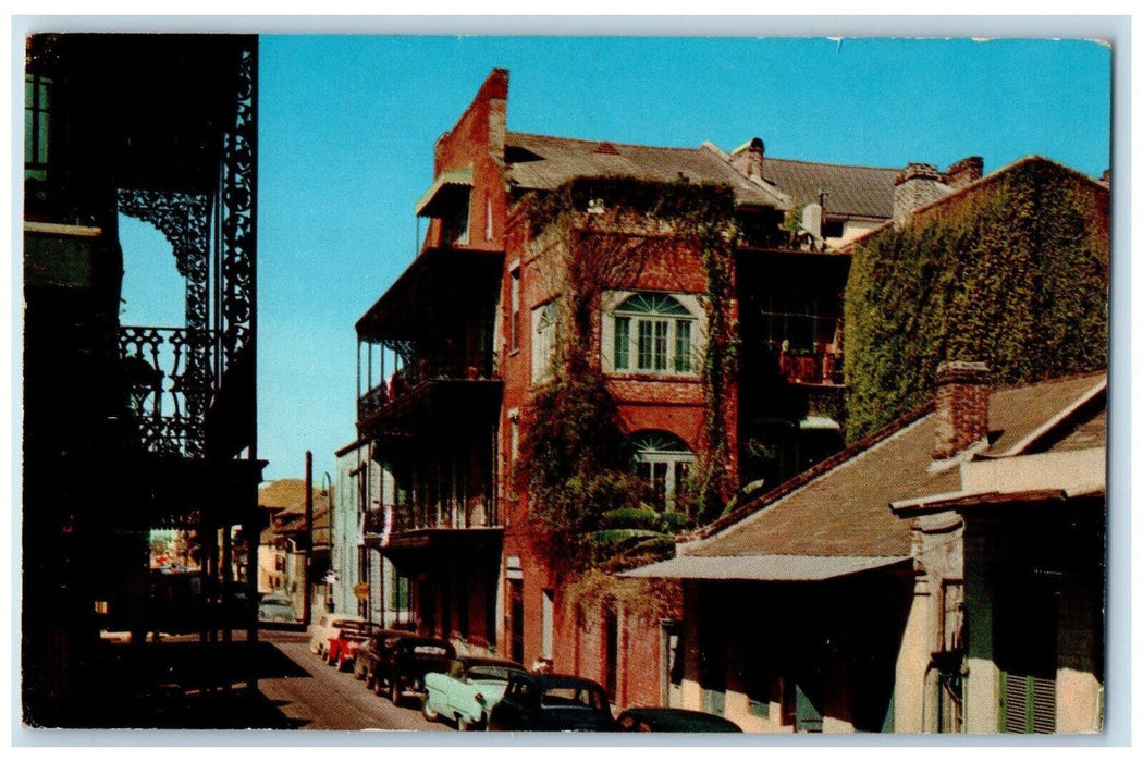 1962 Miltenberger Home Royal Street Balconies New Orleans Louisiana LA Postcard