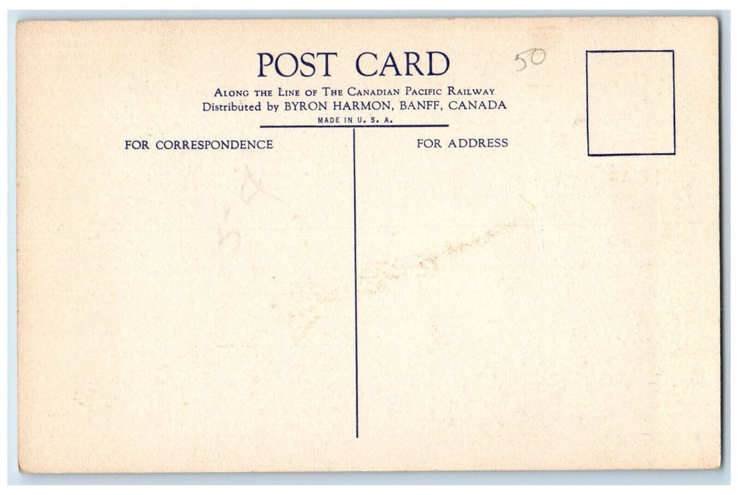c1940's The Spiral Tunnels Yoho National Park British Columbia Canada Postcard