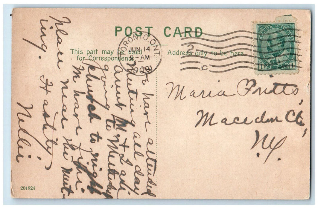 1909 Old Mill on the Humber Toronto Ontario Canada Antique Posted Postcard