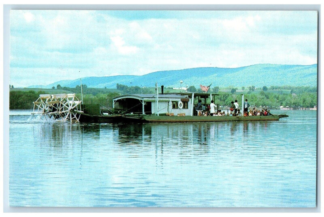 c1960 Millersburg Ferry State Historical Landmark Roaring Bull Illinois Postcard