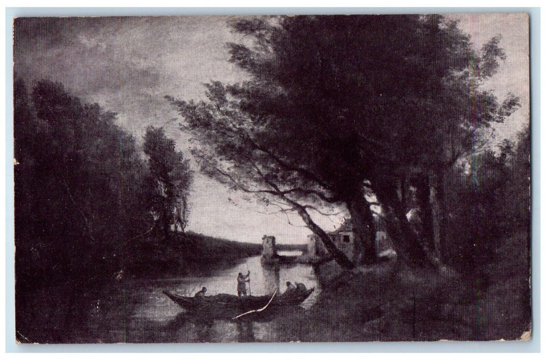 1916 Art Institute Chicago Museum Art School Illinois Vintage Antique Postcard