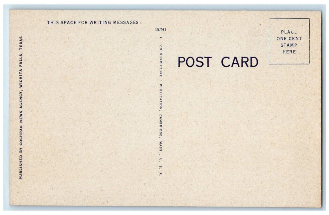 1940 Wichita Falls Clinic Hospital Building Wichita Falls Texas Vintage Postcard
