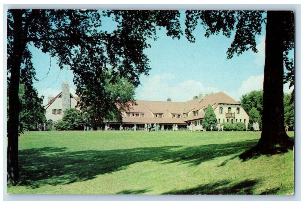 c1960 Potawatomi Inn Pokagon State Park Angola Indiana Antique Vintage Postcard